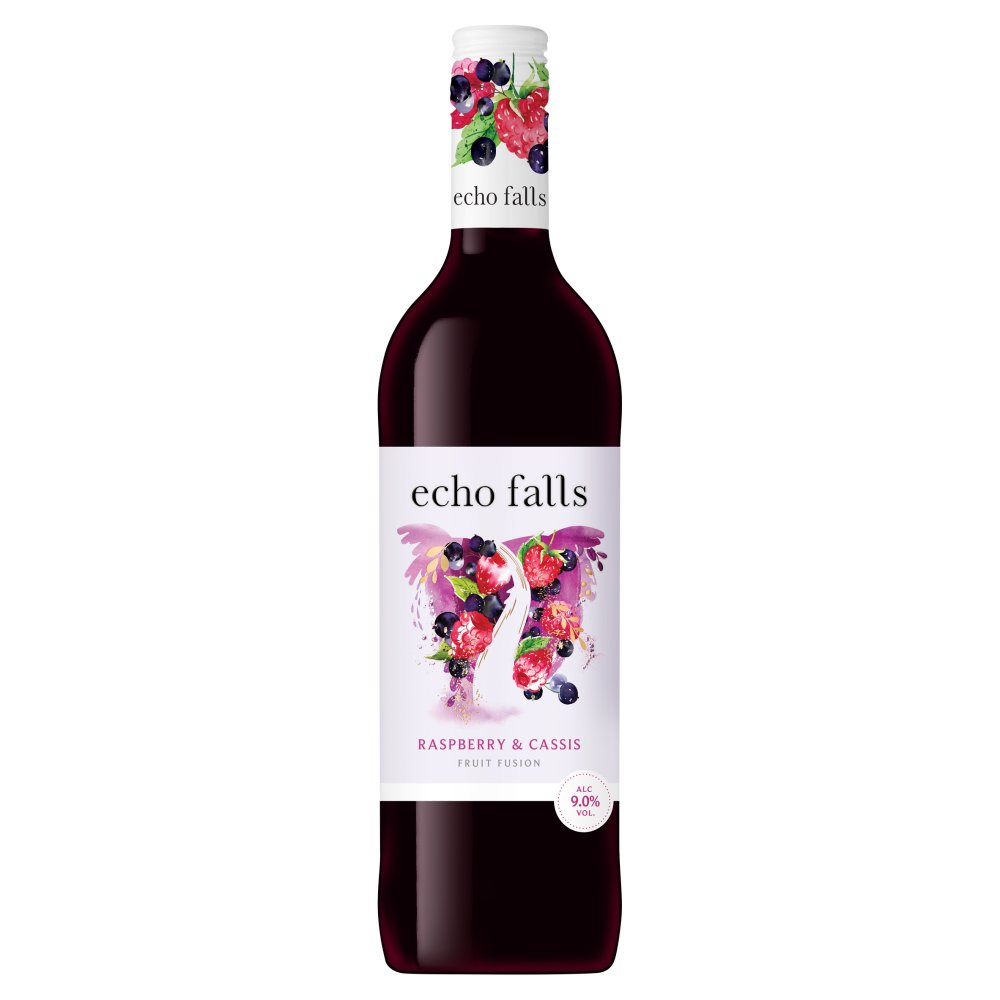 Echo Falls Fruit Fusion Raspberry & Cassis 75cl