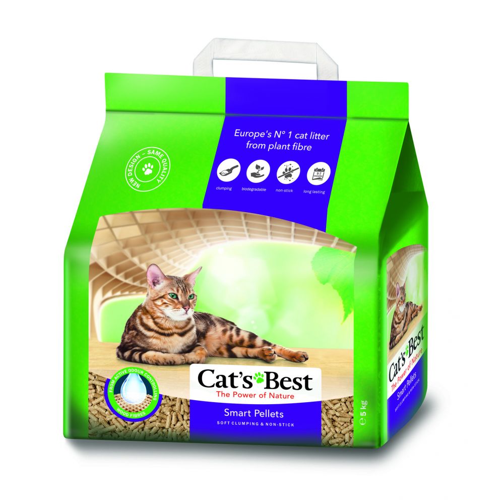 Cats Best Smart Pellet Clumping Wood Litter