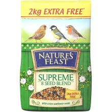 Natures Feast Supreme 8 Seed  Blend 12.75kg+2kgfree