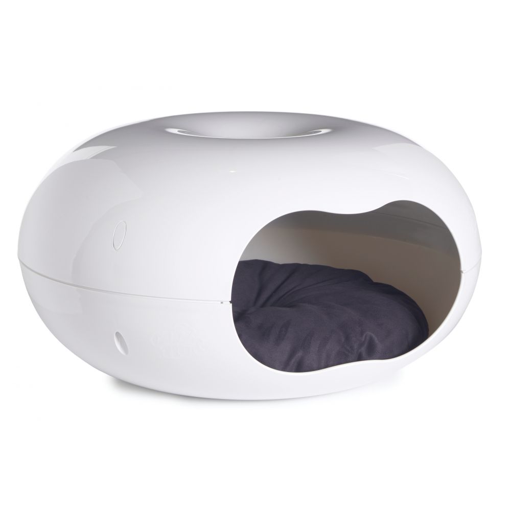 Do Not Disturb Cat Donut Bed With Cushion