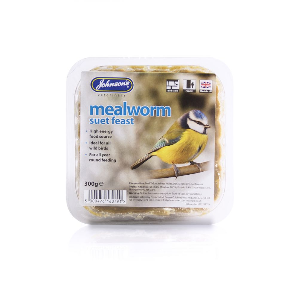 Johnson's Mealworm Suet Feast 300g
