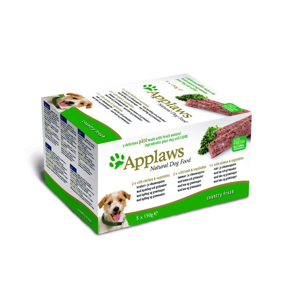 Applaws Dog Pate Country Selection Multipack 5 Pack
