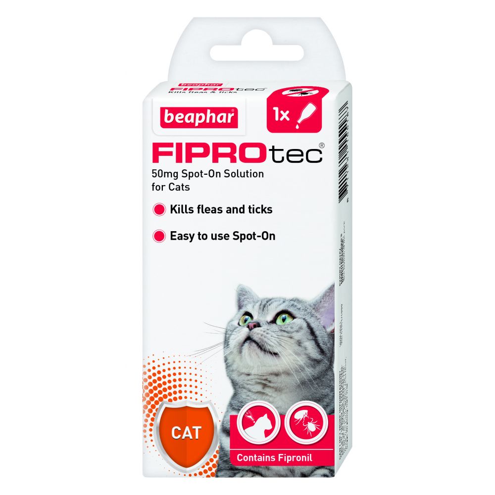 Beaphar Fiprotec Spot-On Flea and Tick solution for Cats 