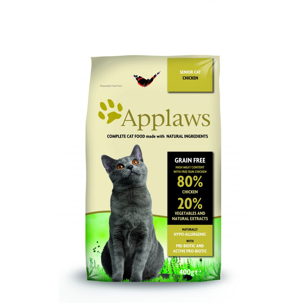 Applaws Natural Complete Senior Chicken Dry Cat Food - 400g