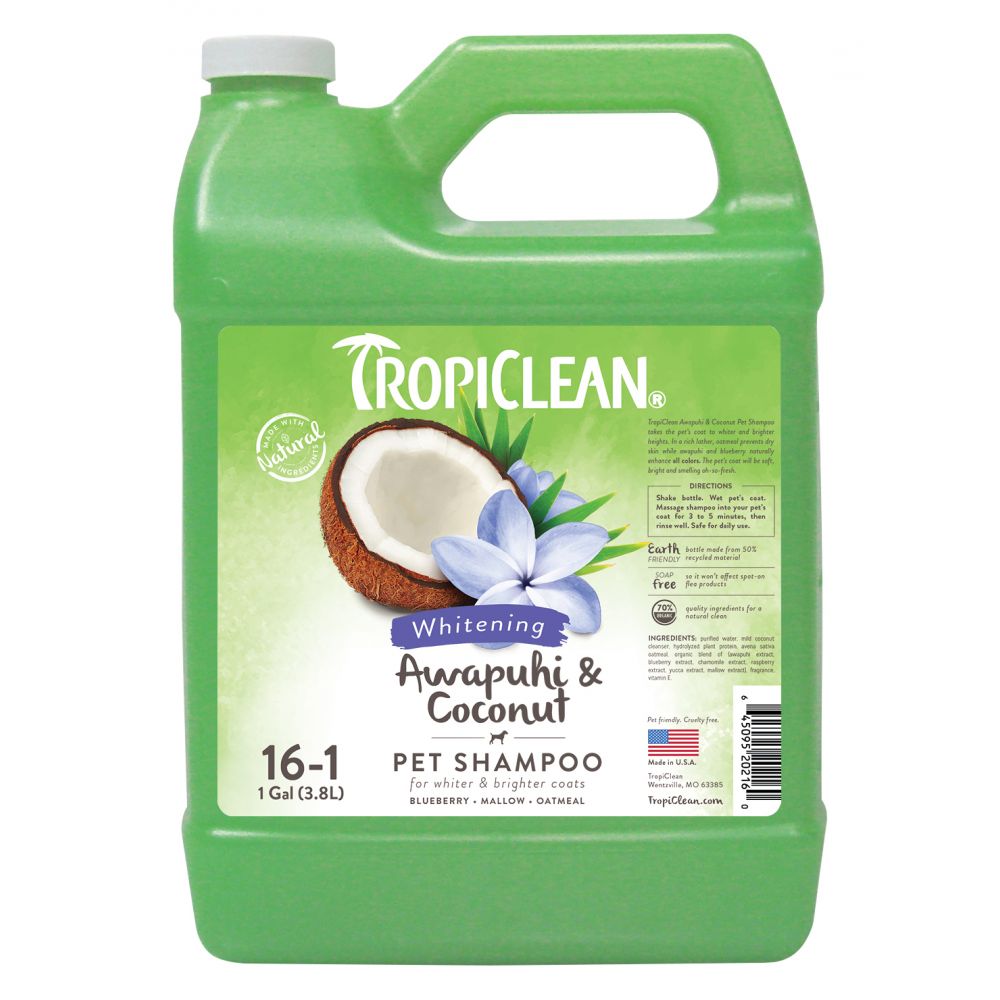Tropiclean Awapuhi & Coconut White Shampoo