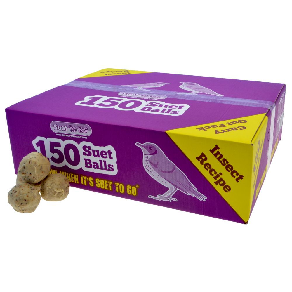 Suet To Go Insect 150 Suet Balls Box 150s