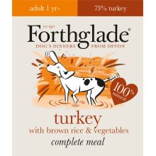 Forthglade Complete Meal Adult Turkey with Brown Rice & Vegetables 18 pack