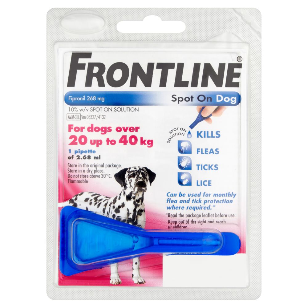Frontline Spot On Flea Treatment for Dogs Large
