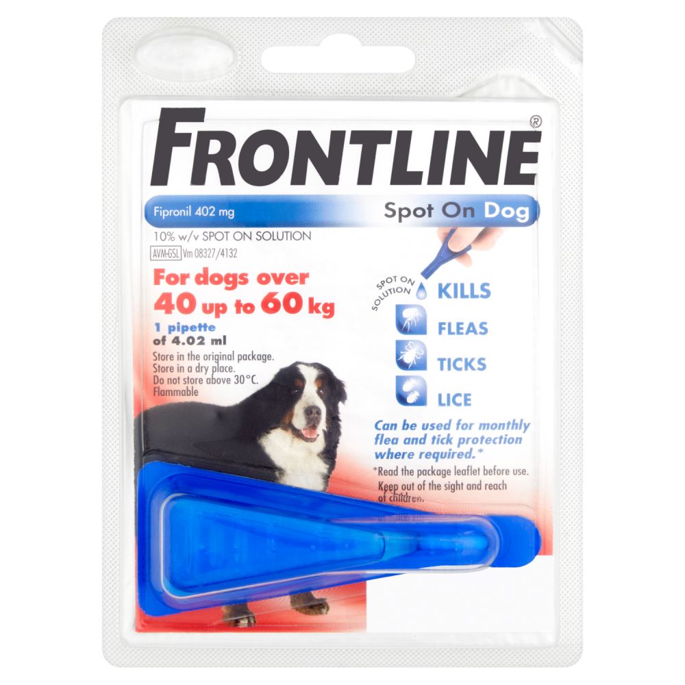 Frontline Spot On Dog Flea Treatment for Extra large Dogs - 40kg to 60kg