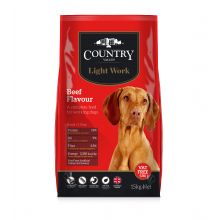Burgess Country Values Light Work Beef Dog Food - 15kg
