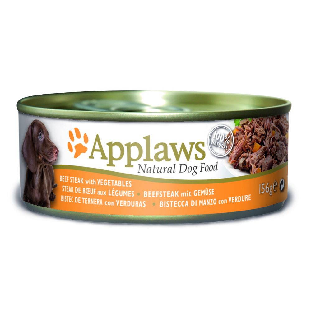 Applaws Dog Beef Steak & Vegetable 12 pack