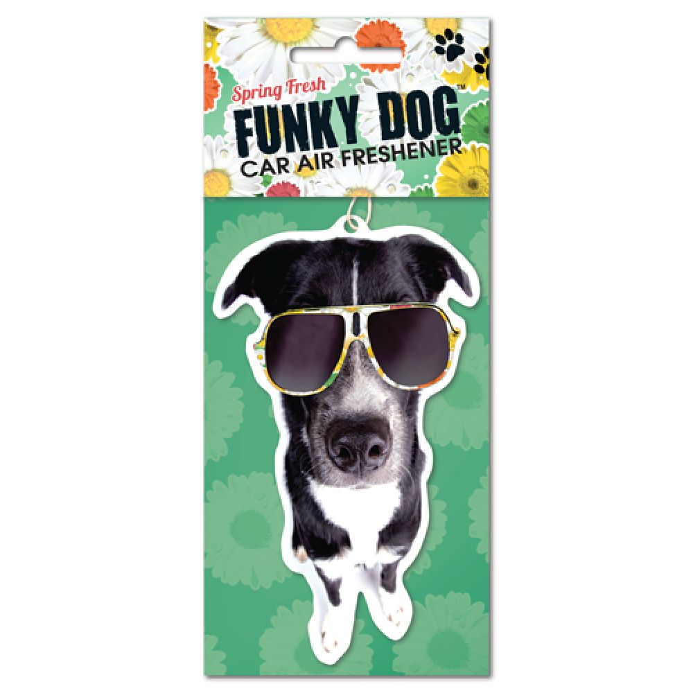 Funky Dog Air Freshner Spring Fresh