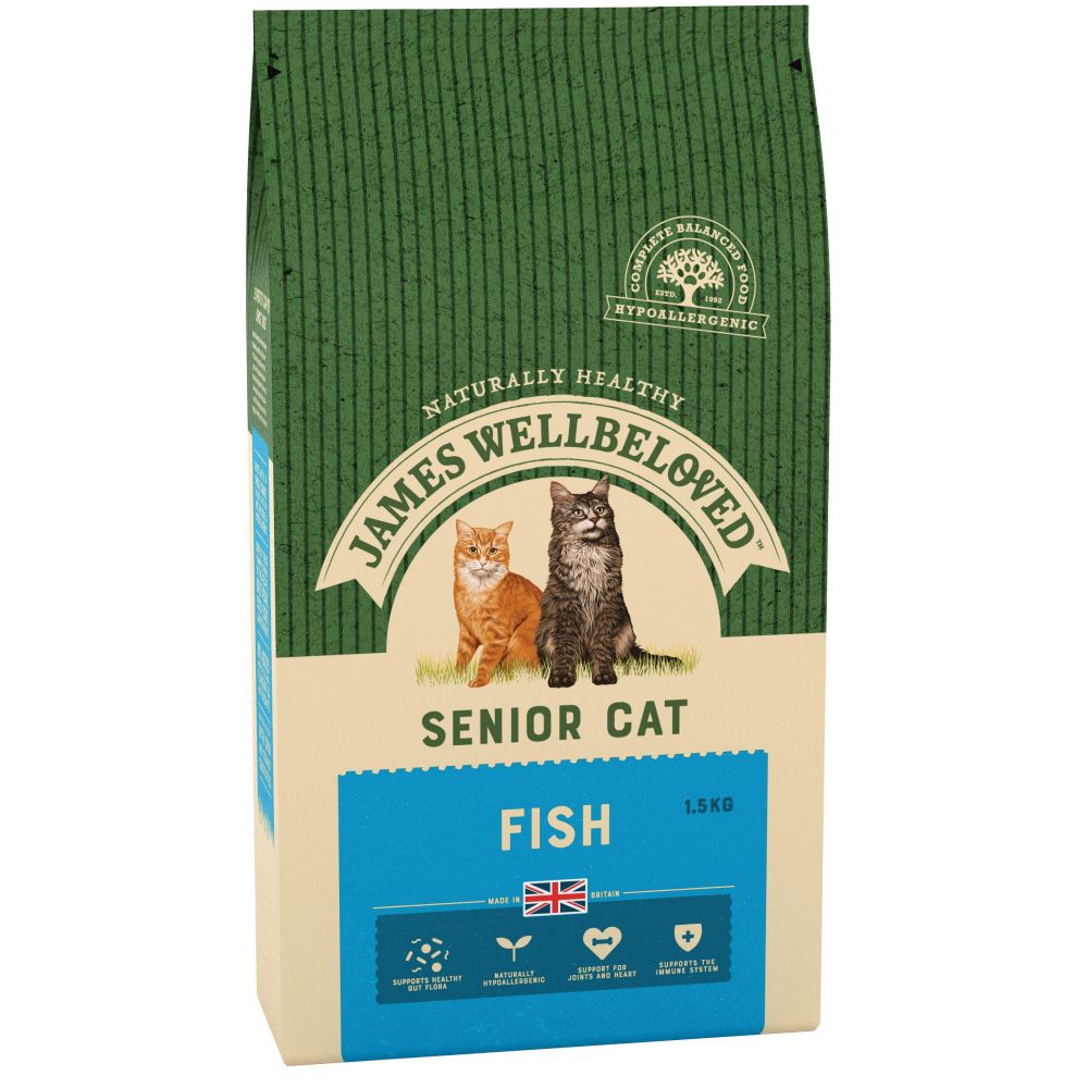 JAMES WELLBELOVED Senior Cat Fish & Rice