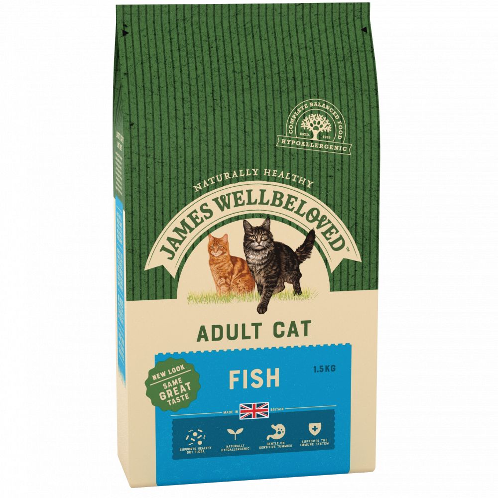 JAMES WELLBELOVED Cat Food Adult Fish & Rice 