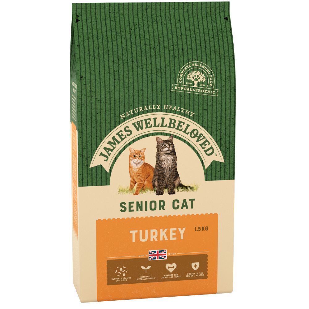 JAMES WELLBELOVED Senior Cat Turkey & Rice