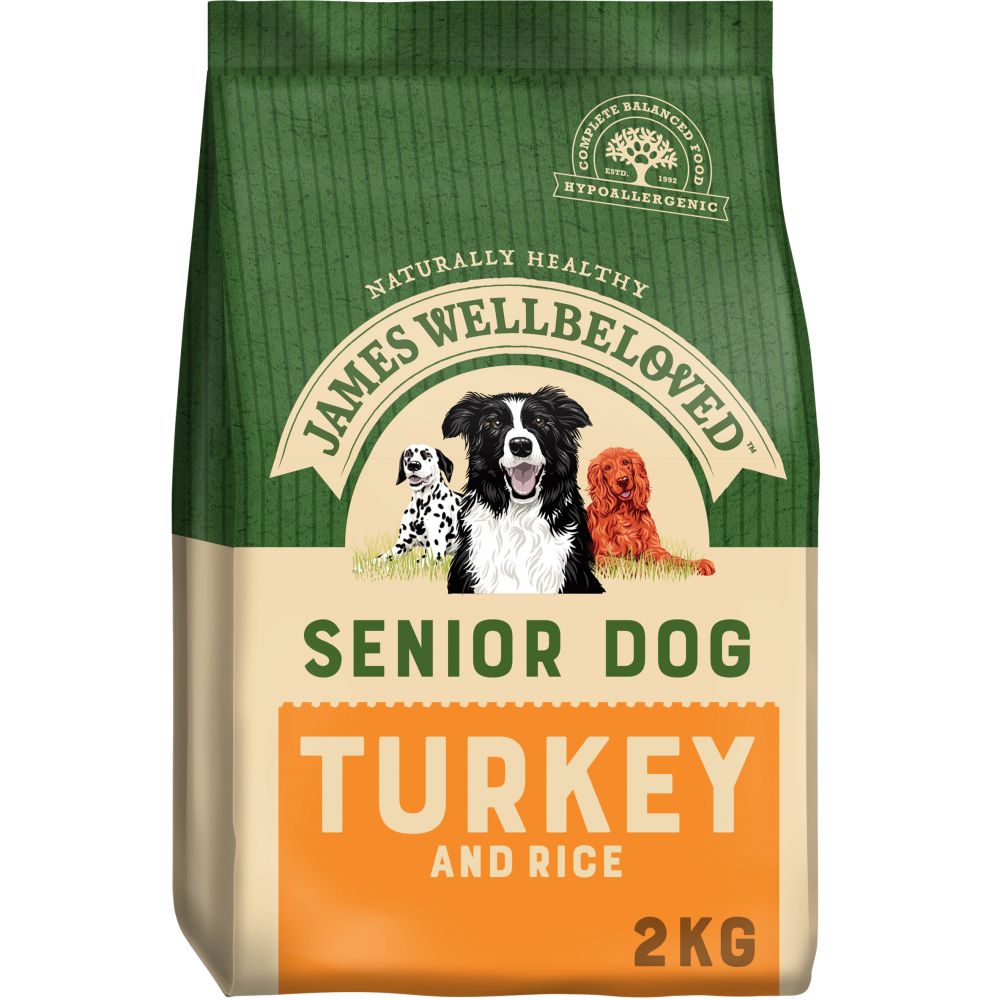 James Wellbeloved Senior Dry Dog Food Turkey & Rice