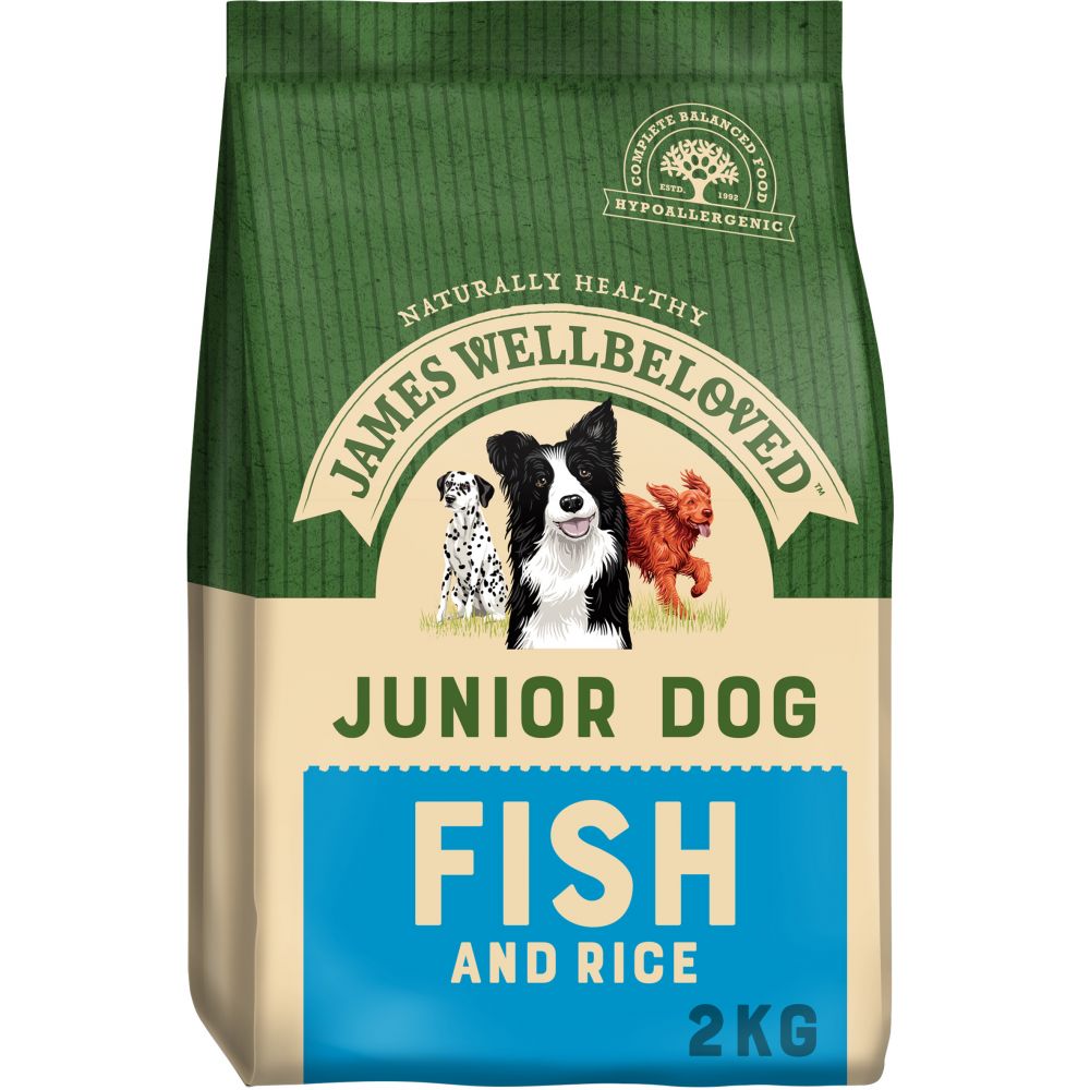 James Wellbeloved Junior Dog Food Fish & Rice