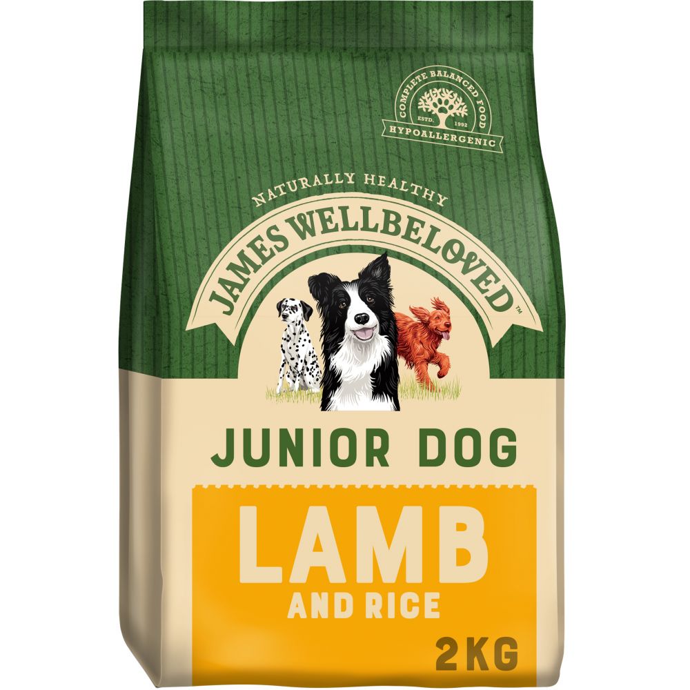 James Wellbeloved Dry Junior Dog Food Lamb & Rice