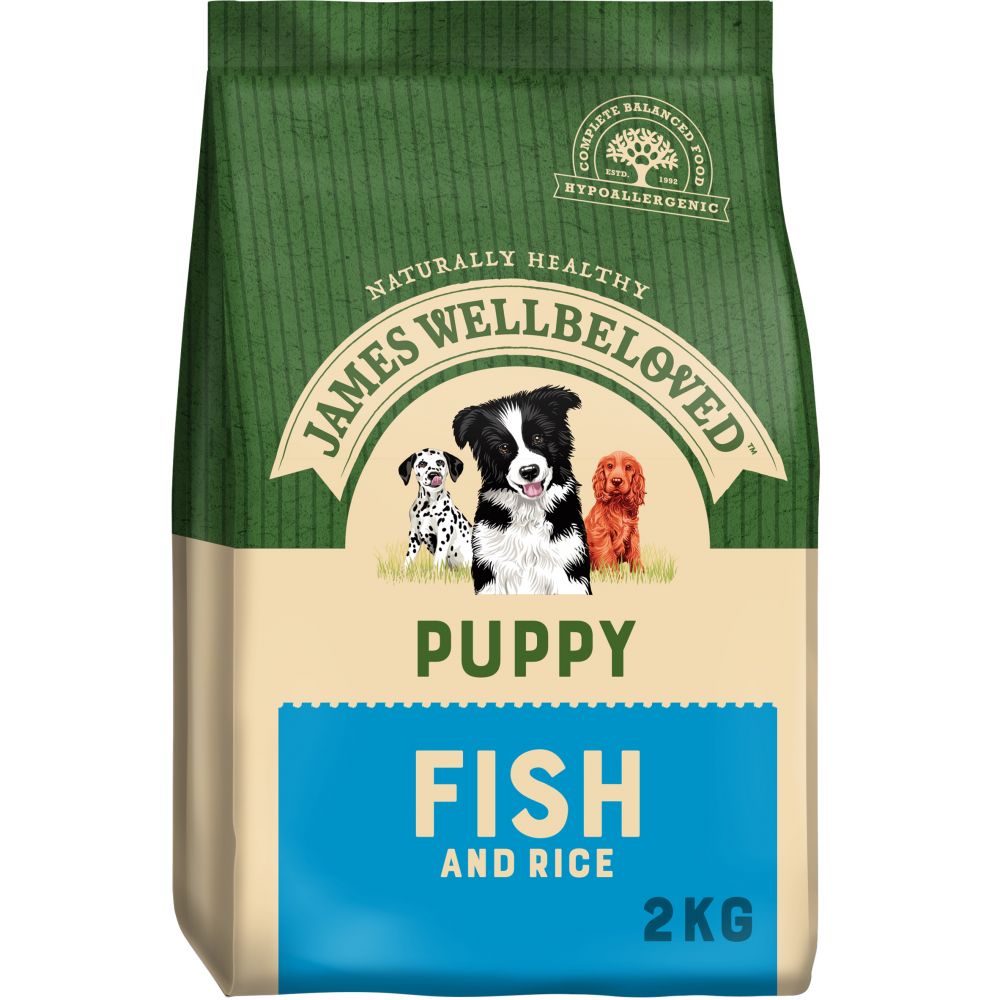 James Wellbeloved Dog Puppy Food Fish & Rice