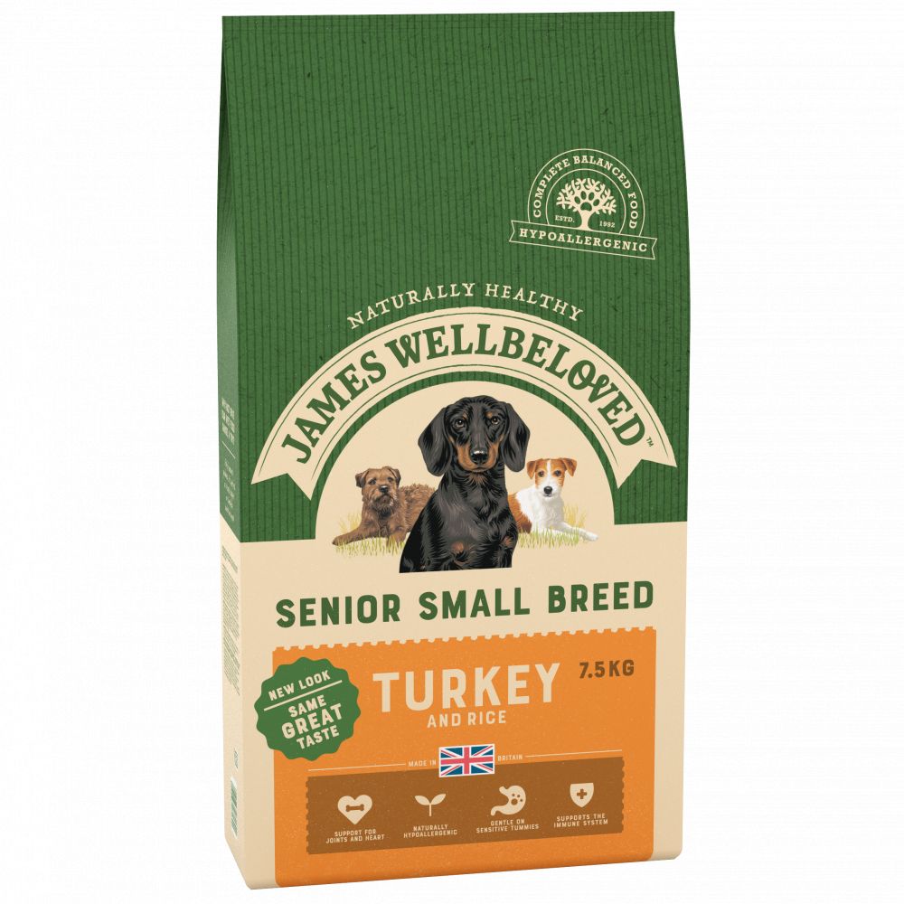 James Wellbeloved Dog Senior Small Breed Turkey & Rice