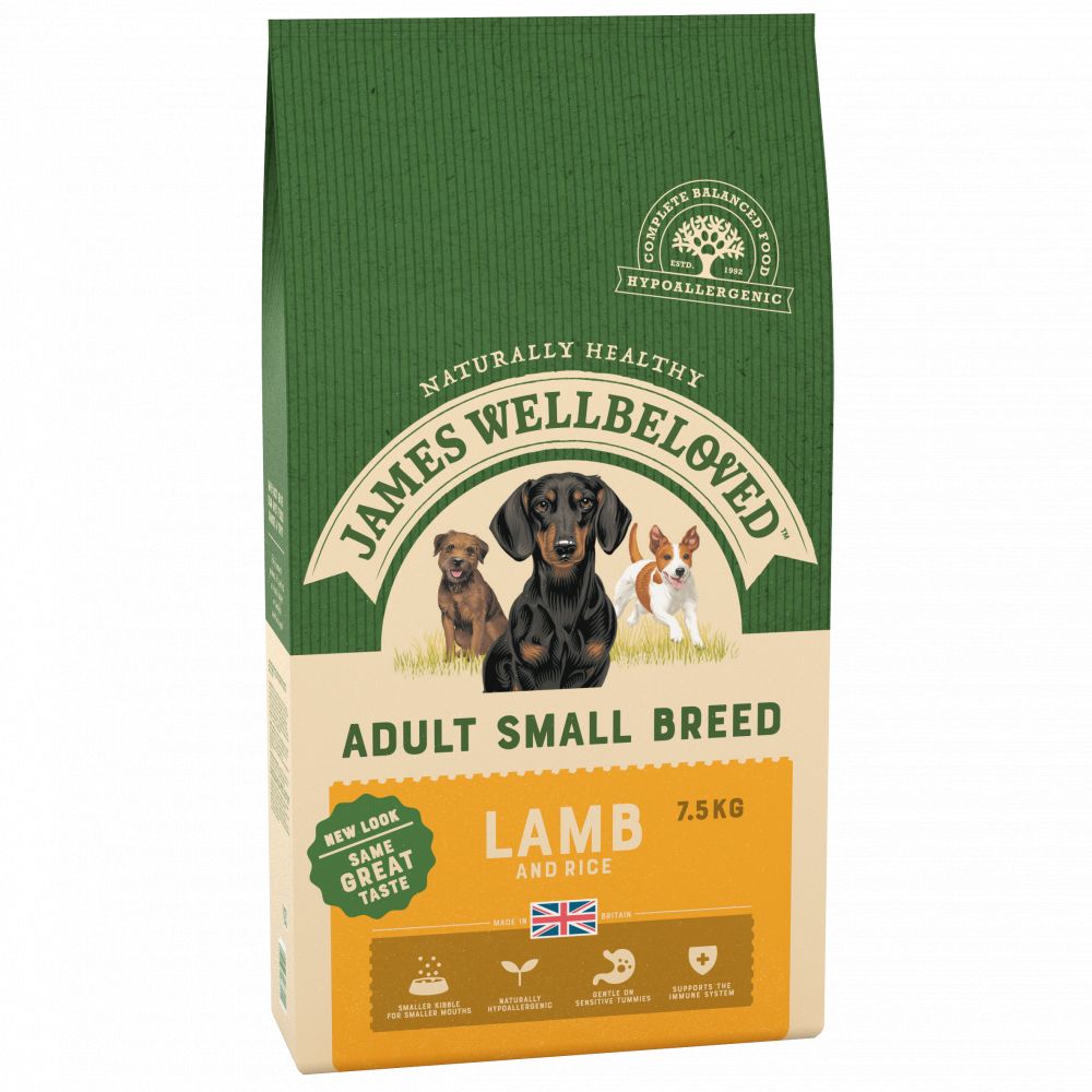 James Wellbeloved Adult Dog Food Small Breed Lamb & Rice