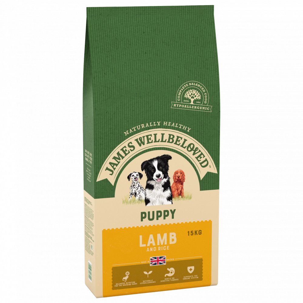 James Wellbeloved Puppy Dry Dog Food Lamb & Rice