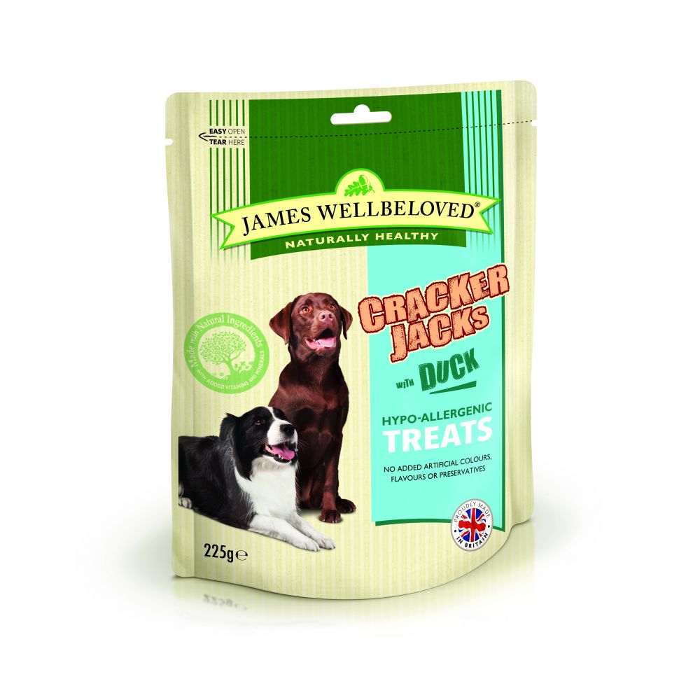 James Wellbeloved Crackerjack Duck & Rice Dog Treats