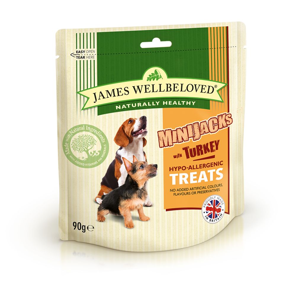 James Wellbeloved Dog Treats Minijacks Turkey & Rice