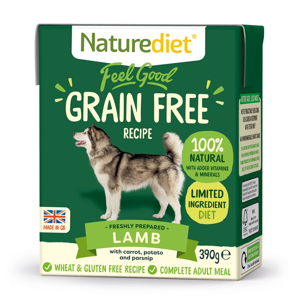 Naturediet Feel Good Grain Free Lamb 18 x 390g
