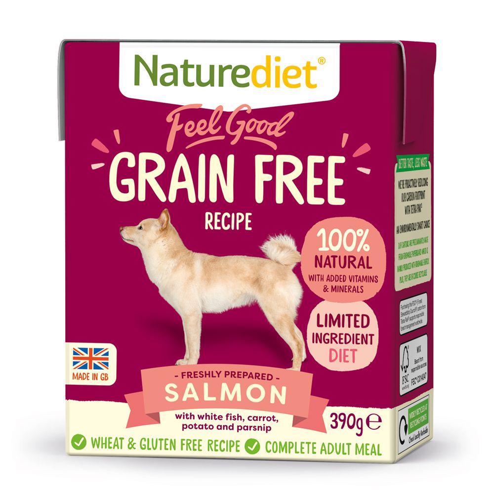 Naturediet Feel Good Grain Free Salmon 18 x 390g