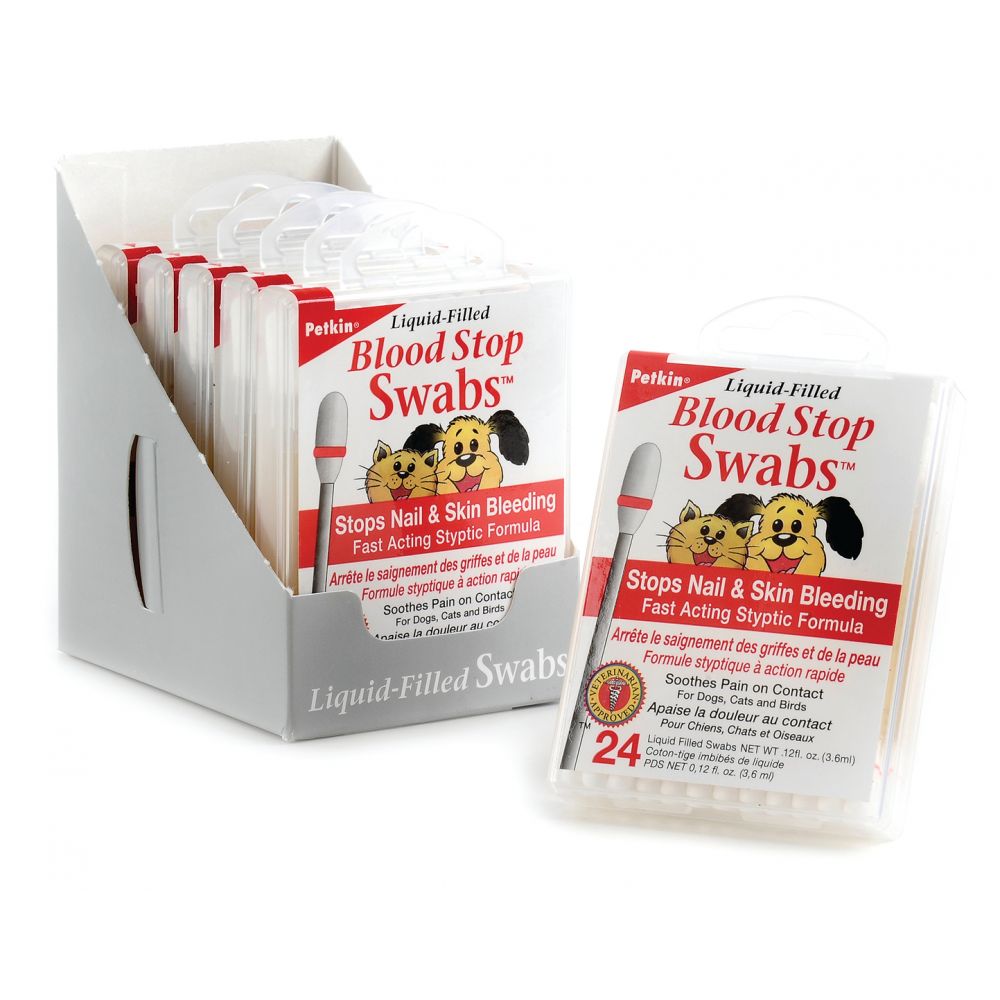Petkin Blood Stop Swabs for Dogs and Cats