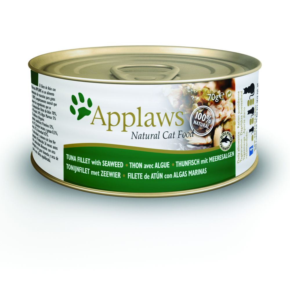 Applaws Cat Tuna & Seaweed 24x70g pack