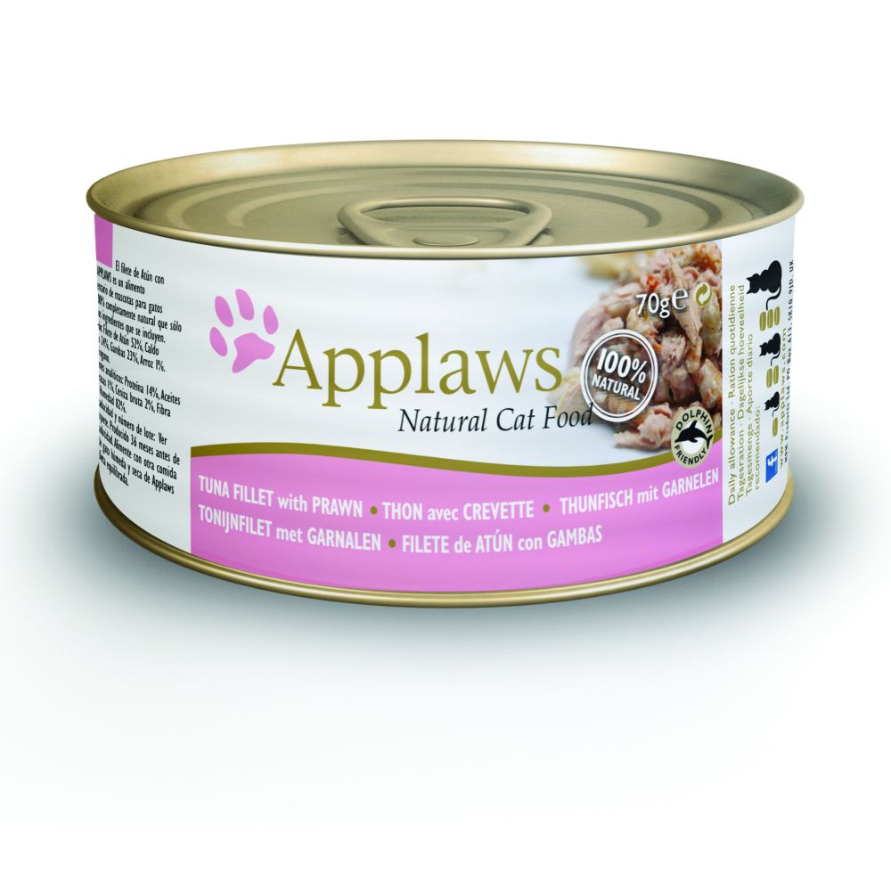 Applaws Cat Tuna & Prawn 24x70g pack