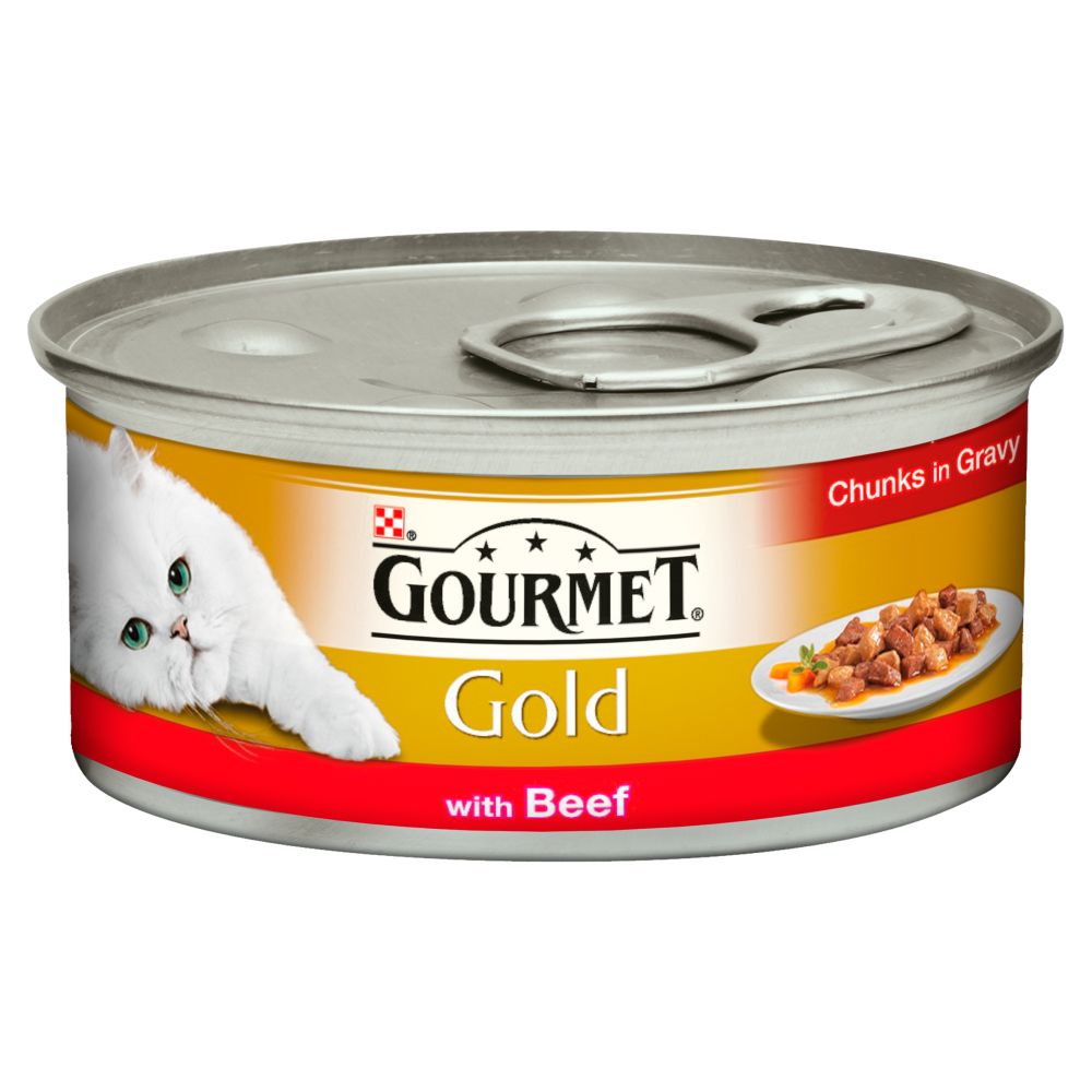 Gourmet Gold Beef in Chunks in Gravy 12 pack