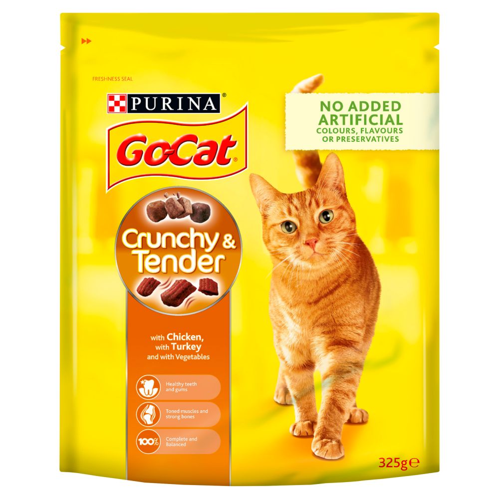 Go Cat Crunchy & Tender Chicken/Turkey & Veg