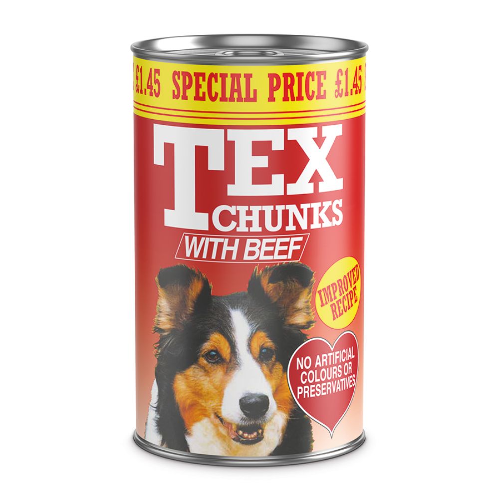 Tex Beef 6 x 1.2kg Special Price £1.45 per tin