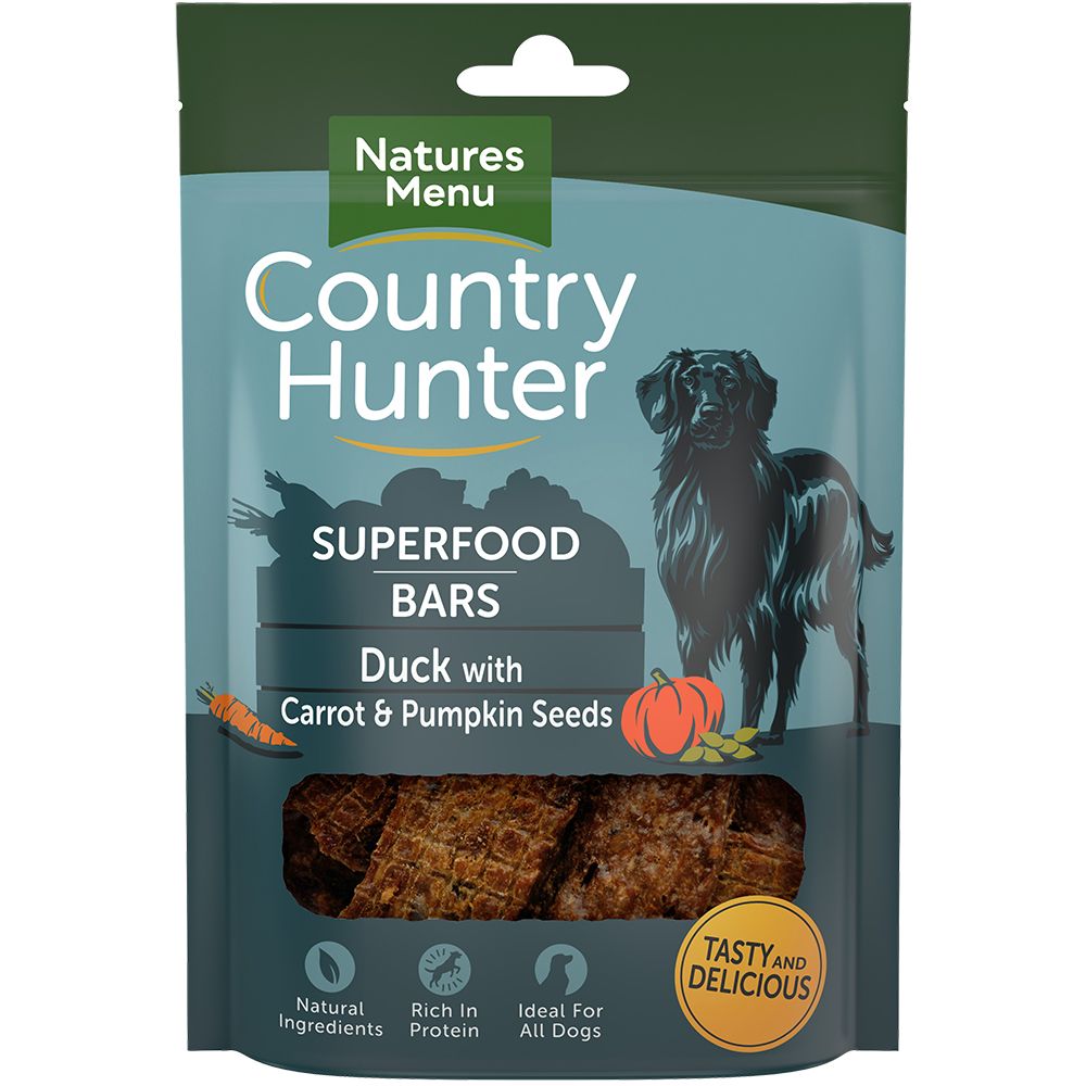 Country Hunter Superfood Bar Duck with Carrot & Pumpkins Seeds