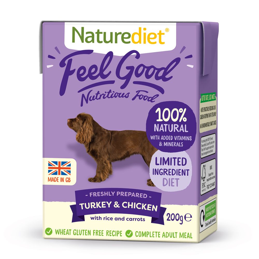 Naturediet Feel Good Turkey & Chicken 8 x 200g