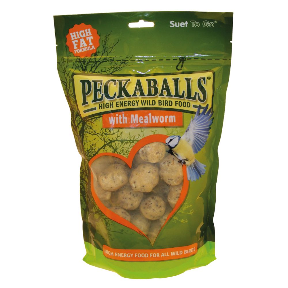 Suet To Go Mealworm Peckaballs 1kg