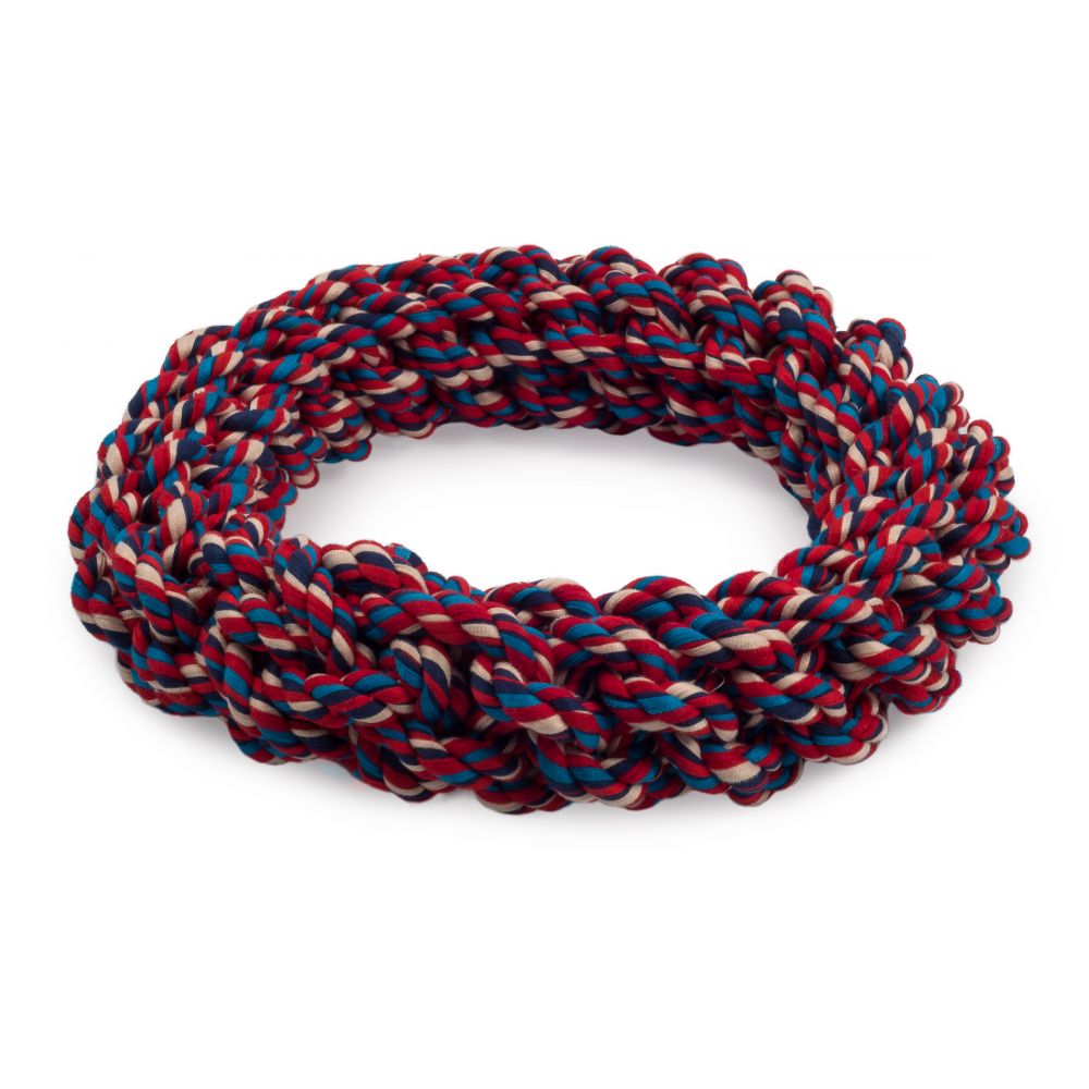 Ancol Made From Rope Dog Toy Ring