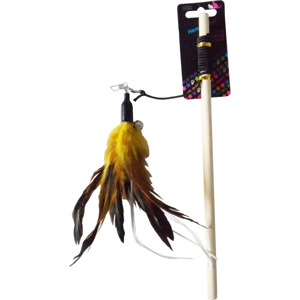 Hemm & Boo Feather Teaser Stick