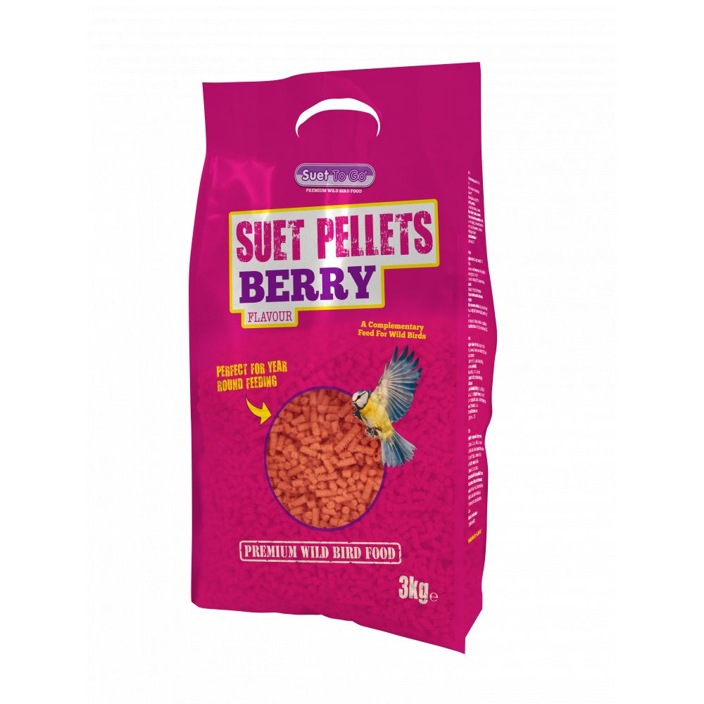 Suet To Go Suet Pellets Berry 3Kg Bag 3kg