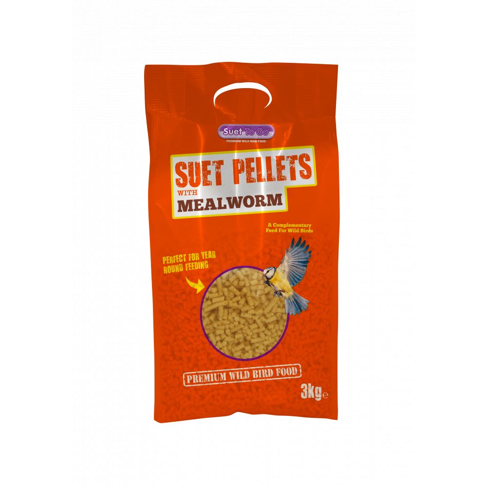 Suet To Go Suet Pellets Mealworm - 3Kg Bag