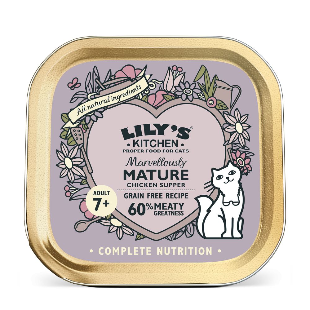 Lily's Kitchen Cat Marvellous Mature Chicken Supper 19 pack