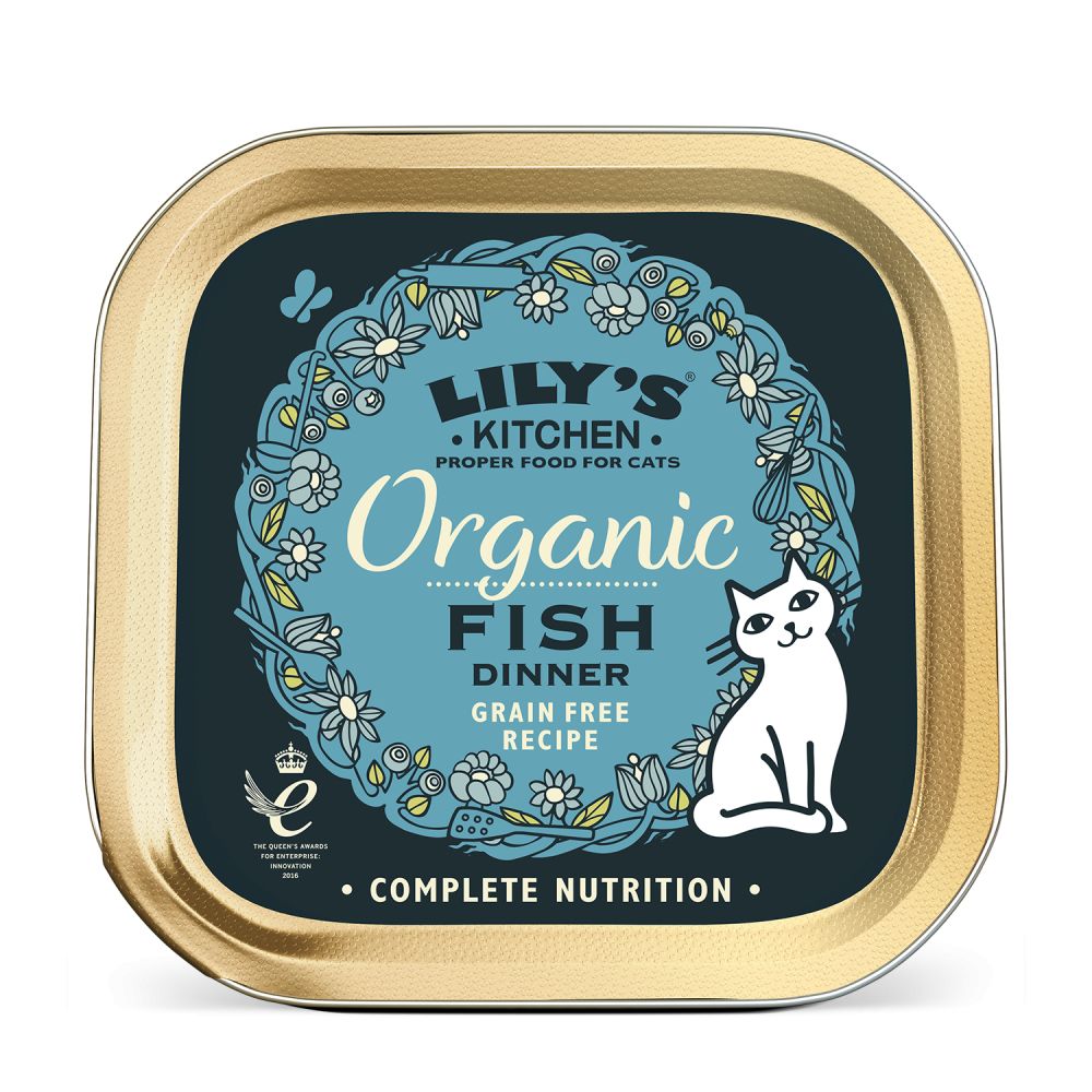 Lily's Kitchen Cat Organic Fish Dinner 19 pack
