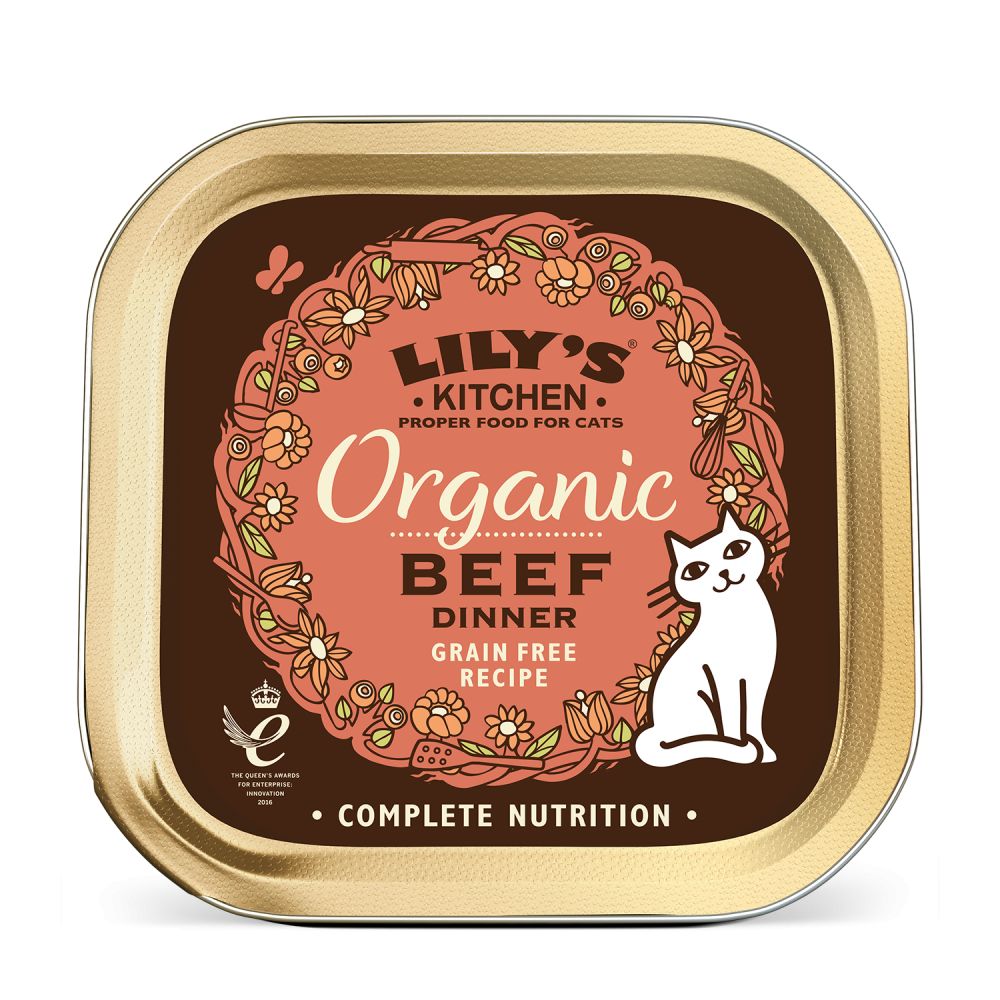 Lily's Kitchen Cat Organic Beef Dinner 19 pack