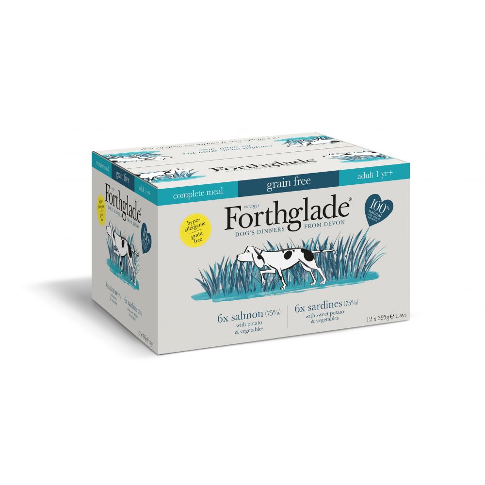 Forthglade Grain Free Complete Meal Fish 12 Pack