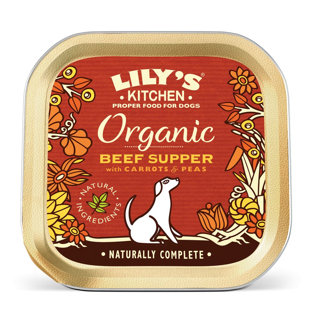 Lily's Kitchen Dog Organic Beef Supper 11 x 150g pack