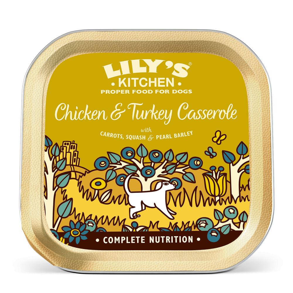 Lily's Kitchen Dog Chicken & Turkey Casserole 10 x 150g pack