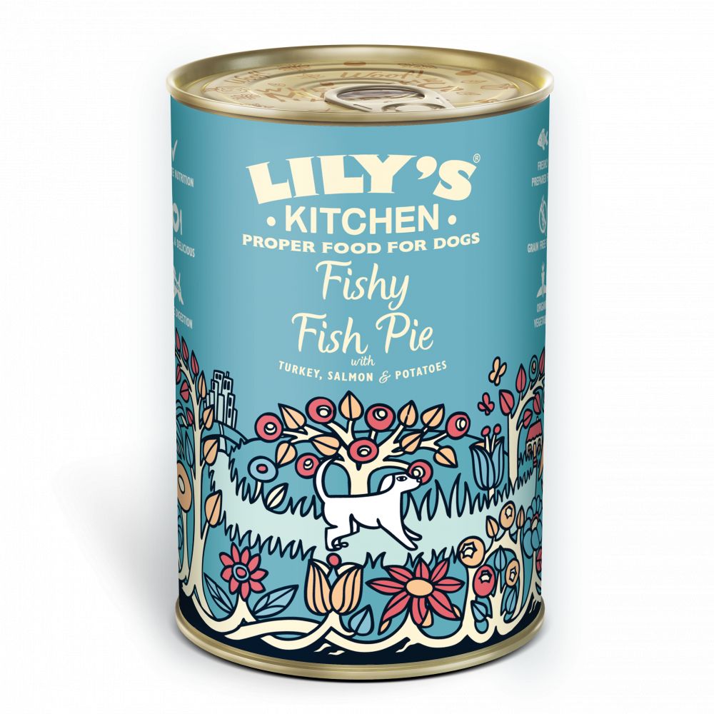 Lily's Kitchen Dog Fishy Fish Pie 6 x 400g pack